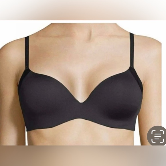 Side Smoothing Perfect Push-Up Underwire Bra 34C ~ Maidenform SE0009 Black - Picture 9 of 11